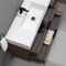 Walnut Bathroom Vanity, 48